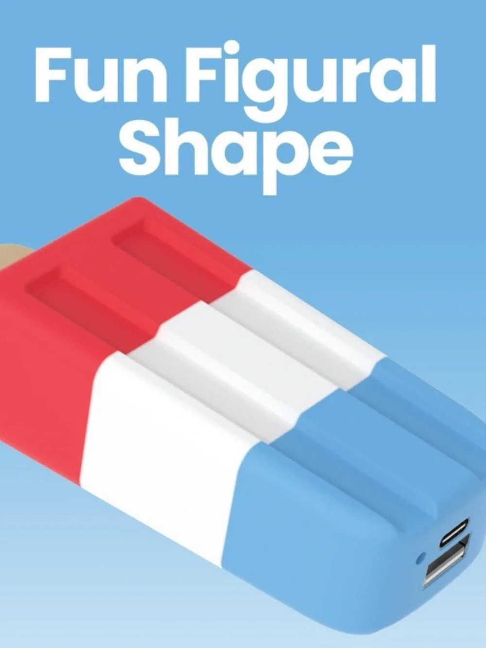 GEMS Figural Power Bank - Popsicle